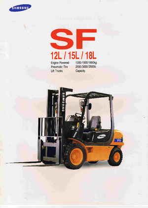 एलपीजी फोर्कलिफ्ट Samsung SF 15 L