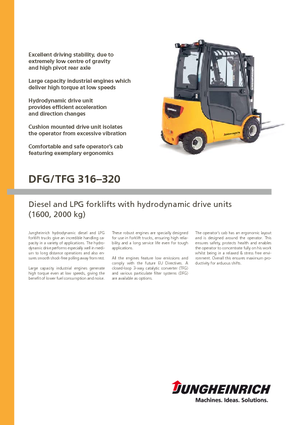 एलपीजी फोर्कलिफ्ट Jungheinrich TFG 316