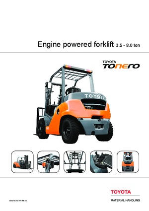 एलपीजी फोर्कलिफ्ट Toyota 8 FG 35N 