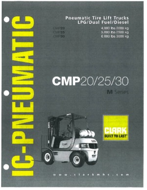 डीजल फोर्कलिफ्ट Clark CMP 25 L