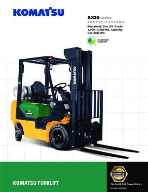 एलपीजी फोर्कलिफ्ट Komatsu FG 15 HT-17