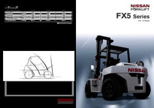 एलपीजी फोर्कलिफ्ट Nissan FX 5-60