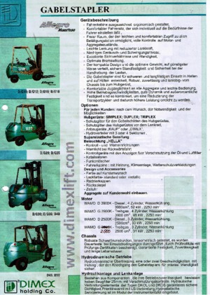 एलपीजी फोर्कलिफ्ट Dimex G 16 Allegro