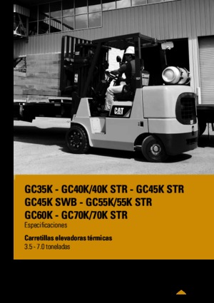 एलपीजी फोर्कलिफ्ट Caterpillar GC55K