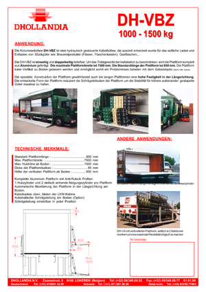 लोडिंग प्लेटफॉर्म Dhollandia DH-VBZ