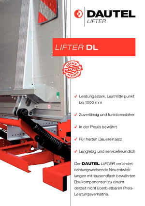 लोडिंग प्लेटफॉर्म DAUTEL DL 2000 S Typ C