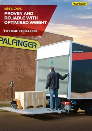 लोडिंग प्लेटफॉर्म MBB Palfinger MBB C 1000 L