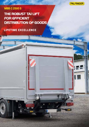 लोडिंग प्लेटफॉर्म MBB Palfinger MBB C 2500 S