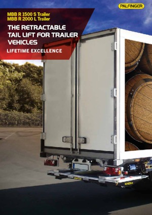 लोडिंग प्लेटफॉर्म MBB Palfinger MBB R 2000 L TRAILER