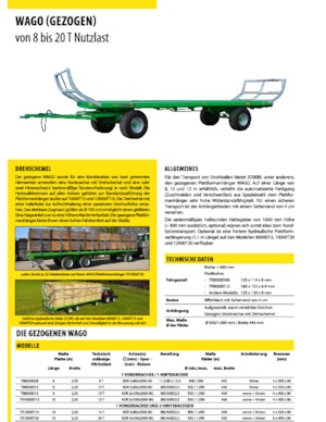 लो बेड ट्रेलर Joskin WAGO-LOADER LTR8000D13