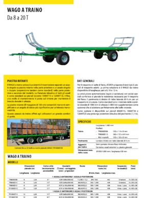 लो बेड ट्रेलर Joskin WAGO-LOADER LTR8000D13