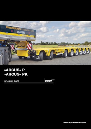 लोबेड और स्टेप डेक सेमी ट्रेलर Goldhofer ARCUS P