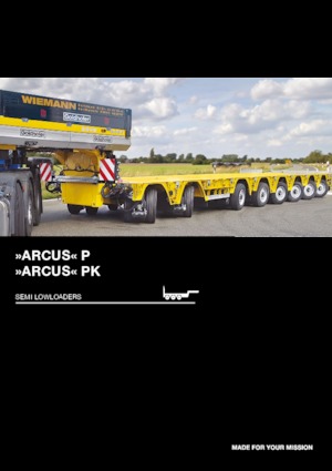 लोबेड और स्टेप डेक सेमी ट्रेलर Goldhofer ARCUS P