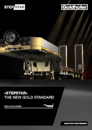 लोबेड और स्टेप डेक सेमी ट्रेलर Goldhofer STEPSTAR
