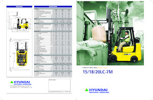 एलपीजी फोर्कलिफ्ट Hyundai 18LC-7M
