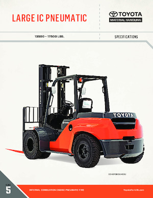 एलपीजी फोर्कलिफ्ट Toyota 50-8FG80U