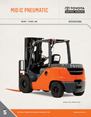 एलपीजी फोर्कलिफ्ट Toyota 8FG40U