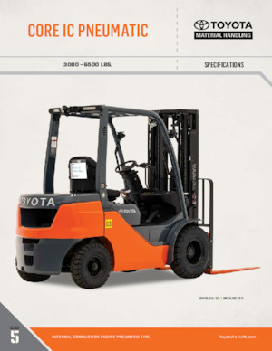 एलपीजी फोर्कलिफ्ट Toyota 8FGU20