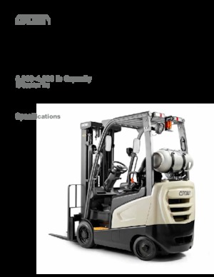 एलपीजी फोर्कलिफ्ट Crown CGC15S-9