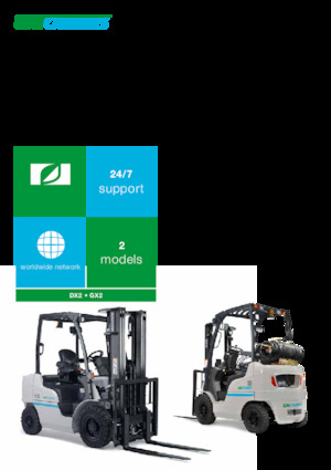 एलपीजी फोर्कलिफ्ट UniCarriers GX2-55
