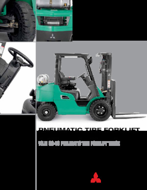 एलपीजी फोर्कलिफ्ट Mitsubishi FG28N