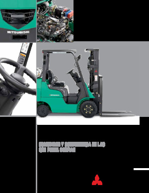 एलपीजी फोर्कलिफ्ट Mitsubishi FGC20CN