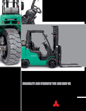 एलपीजी फोर्कलिफ्ट Mitsubishi FGC40CN