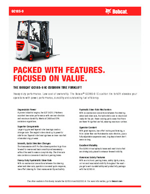 एलपीजी फोर्कलिफ्ट Bobcat GC18S-9