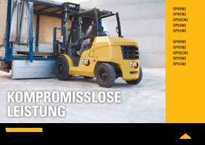 एलपीजी फोर्कलिफ्ट Caterpillar GP55N3