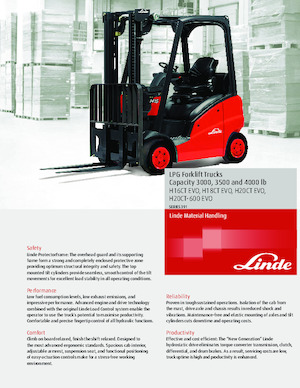 एलपीजी फोर्कलिफ्ट Linde H16CT