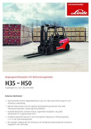 एलपीजी फोर्कलिफ्ट Linde H40/600T