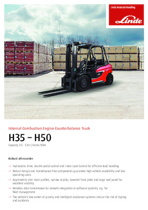 एलपीजी फोर्कलिफ्ट Linde H40/600T
