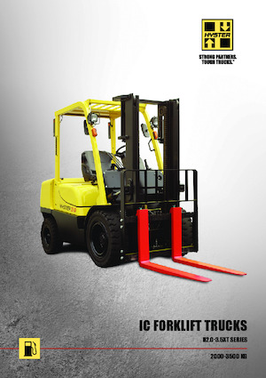 एलपीजी फोर्कलिफ्ट Hyster H2.0XT - AL