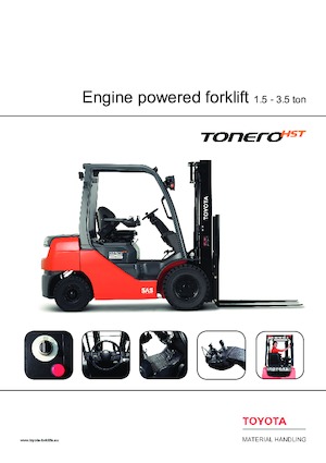 एलपीजी फोर्कलिफ्ट Toyota 06-8 FG 25F 