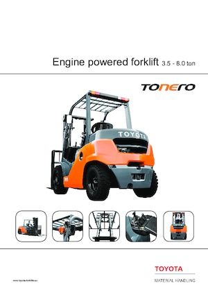 एलपीजी फोर्कलिफ्ट Toyota 8 FG 35N 