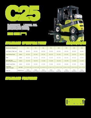 एलपीजी फोर्कलिफ्ट Clark C30 L