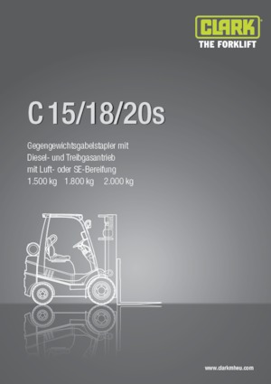 एलपीजी फोर्कलिफ्ट Clark C18L