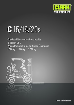 एलपीजी फोर्कलिफ्ट Clark C18L