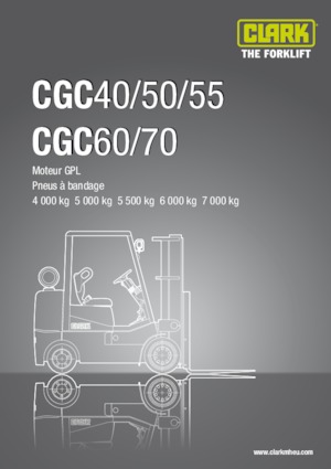 एलपीजी फोर्कलिफ्ट Clark CGC60 L