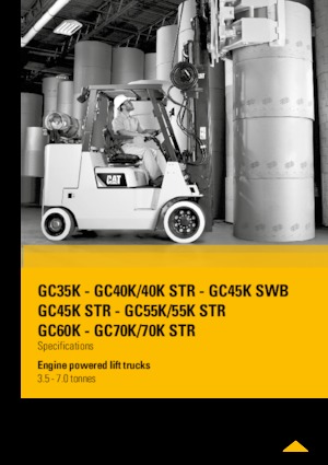 एलपीजी फोर्कलिफ्ट Caterpillar GC70K