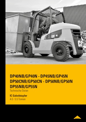 एलपीजी फोर्कलिफ्ट Caterpillar GP45N