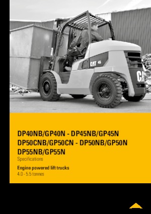 एलपीजी फोर्कलिफ्ट Caterpillar GP45N