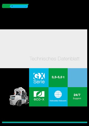 एलपीजी फोर्कलिफ्ट UniCarriers GX 50