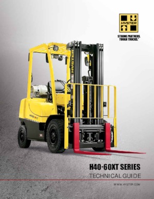 एलपीजी फोर्कलिफ्ट Hyster H50XT