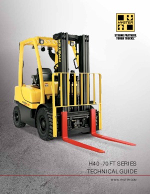 एलपीजी फोर्कलिफ्ट Hyster H60FT