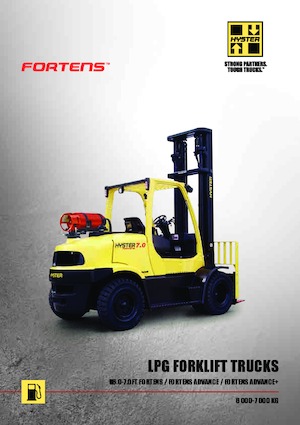 एलपीजी फोर्कलिफ्ट Hyster H6.0FT