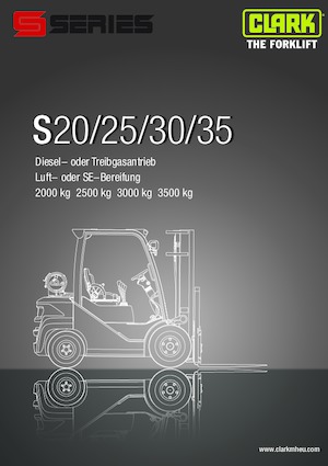 एलपीजी फोर्कलिफ्ट Clark S20D