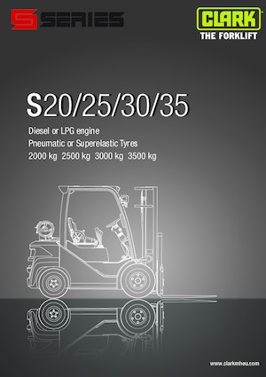 एलपीजी फोर्कलिफ्ट Clark S20D