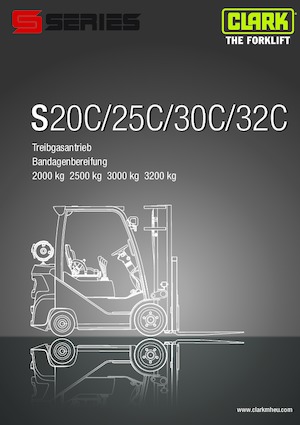 एलपीजी फोर्कलिफ्ट Clark S20C L