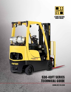 एलपीजी फोर्कलिफ्ट Hyster S35FT